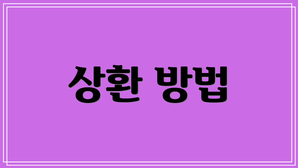 상환 방법