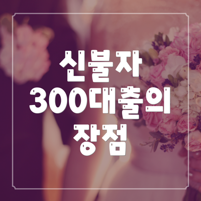 신불자 300대출의 장점