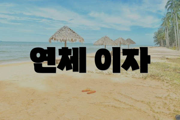 연체 이자