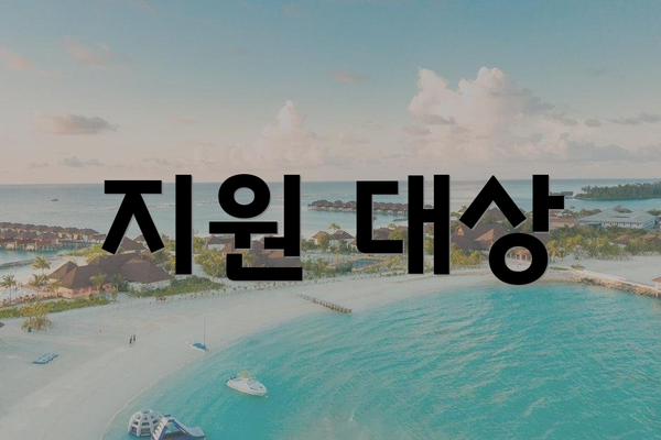 지원 대상
