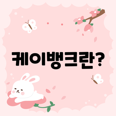 케이뱅크란?