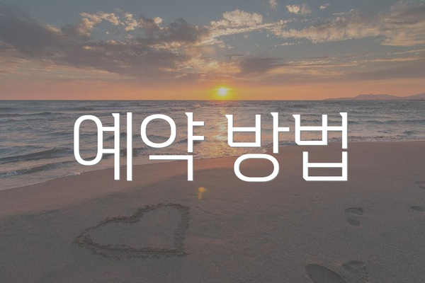 예약 방법